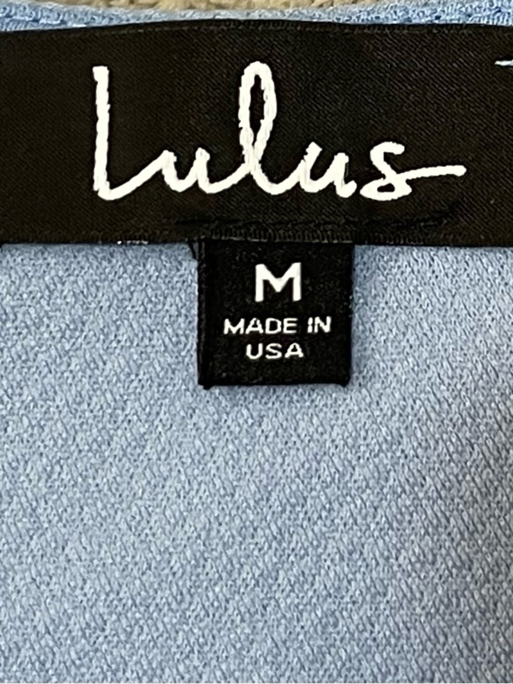 Lulus Women’s Size M Fit  Flare Sleeveless Mini Dress Light Blue Polyester - Picture 13 of 16